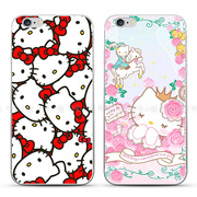 苹果5s5c5se6s6plus手机软壳保护套，粉色kt猫卡通可爱女生定制