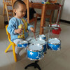 儿童架子鼓初学者，练习鼓宝宝仿真爵士鼓，乐器音乐玩具五鼓1-3-6岁
