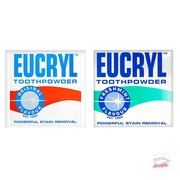 英国 Eucryl 强力去牙渍美白牙粉 50g 经典原味/薄荷 2款任选1