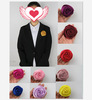 韩版胸花胸针饰品手工制作绸缎，布艺玫瑰花卷花包花别针俩用花朵真