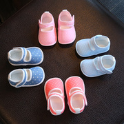 新生儿鞋子宝宝初生满月婴儿鞋软底学步鞋女三3四4五6-12个月春秋