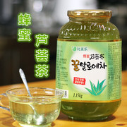 比亚乐柚子茶系列蜂蜜芦荟茶1150g果味茶韩国蜜炼芦荟酱冲饮饮品