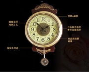 欧式时钟挂钟客厅豪华钟表，复古静音纯铜创意石英钟，家用超大号挂表