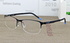 克拉钛纯钛眼镜架男女款德，国产商务半框近视，眼镜框配眼睛kc3037