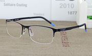 克拉钛纯钛眼镜架男女款 德国产商务半框近视眼镜框 配眼睛KC3037