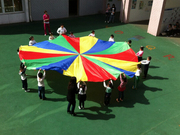 彩虹伞早教感统教具幼儿园，体育儿童游戏，户外器材彩虹伞感统