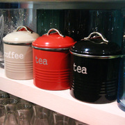 咖啡储抖罐茶叶罐防潮储存储物罐咖啡豆，咖啡粉保存密封罐