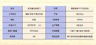 实木复合免漆门 对门开 双开门 室内门 大门 套装门 房门 木门