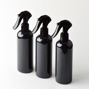 300ml毫升圆肩黑色瓶PET塑料瓶老鼠喷雾瓶香水瓶浇花瓶细雾瓶空瓶