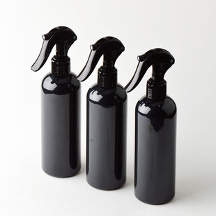 300ml毫升圆肩黑色瓶pet塑料瓶，老鼠喷雾瓶，香水瓶浇花瓶细雾瓶空瓶
