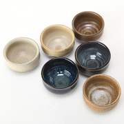 古苑陶瓷功夫茶杯子茶具，品茗杯普洱品，茶杯粗陶日式单杯小茶碗有容