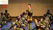 儿童兵娃娃舞台成人军装迷彩演出服出发同行军旅女兵舞蹈表演服装