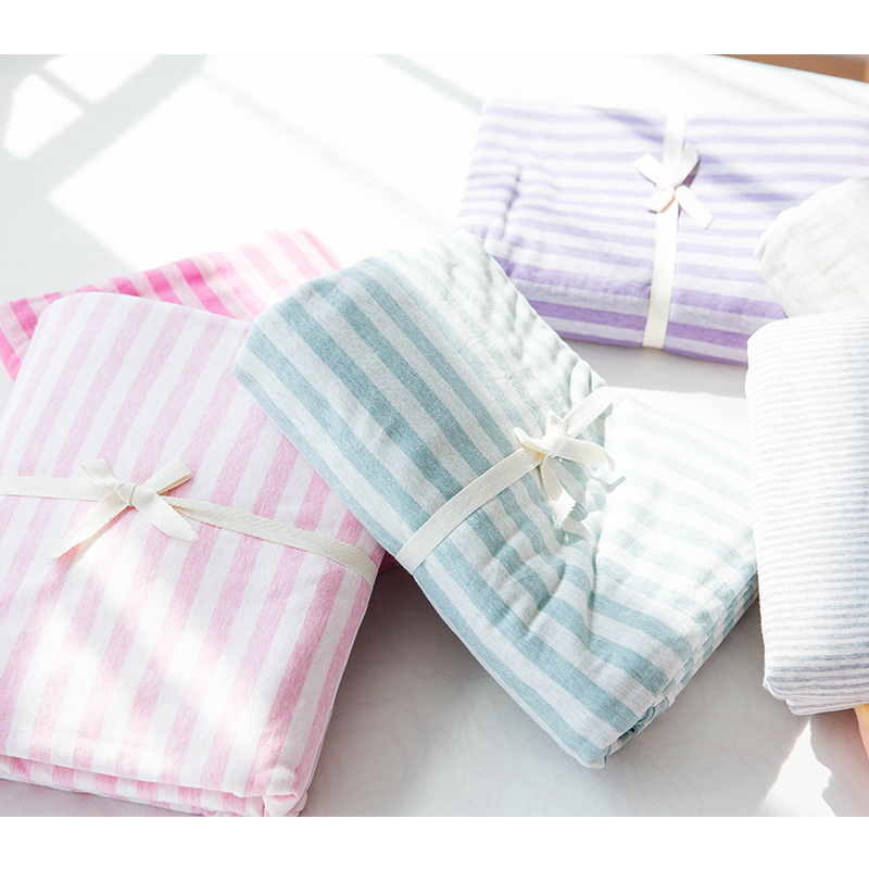 Tianzhu cotton pure cotton singleton Quilt cover Single stripe Knitted Cotton Double quilt Cotton Tianzhu cotton 1.8 M bedin the Bedclothes , Quilt category - from Buy2taobao.com to provide professional Taobao agent buy service