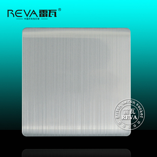 空白面板86型不锈钢大板拉丝暗装防火白板盖板空面板白盖板预留板