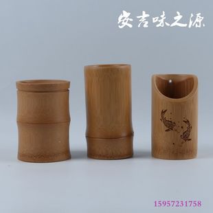 竹制筷子桶竹笔筒茶叶罐竹筷笼茶罐，茶叶竹签筒筷子架创意筷子盒