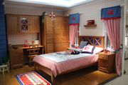 品牌星星儿童床男孩王子单人床1.5米欧式1.2米地中海家具套房组合