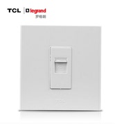 TCL罗格朗开关插座A6电话插座语音通话插面板墙壁暗装86
