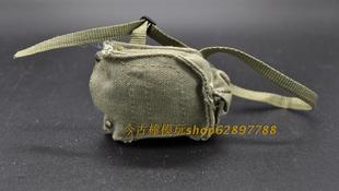 1 6兵人模型 DML威龙二战现代越战美军 防毒面具包 杂物腿包挂包