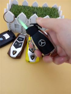 装b神器兰博基尼，创意个性汽车模型，带钥匙扣防风充气打火机