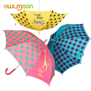 儿童雨伞宝宝自动伞手动伞可爱加厚长柄晴雨遮阳雨衣雨鞋