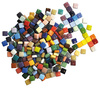 300粒包马赛克贴画手工，diy材料幼儿园儿童正方形彩色小石头拼图