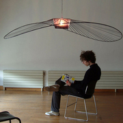 草帽灯北欧创意个性网红设计师，灯具现代简约客厅卧室餐厅帽子吊灯
