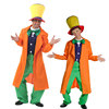 COS万圣节爱丽丝梦游仙境舞台演出小丑魔术表演彩色高帽礼服