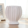 陶瓷创意时尚白色花瓶，现代简约瓷器客厅摆件，家居家饰干花花器插花