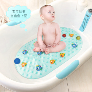 婴儿童卡通洗澡防滑垫宝宝小孩浴室地垫澡盆垫卫生间游泳池脚垫子