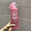 儿童网红喷雾水杯学生军训运动塑料，喷水茶杯水瓶，喷雾带盖子的水杯
