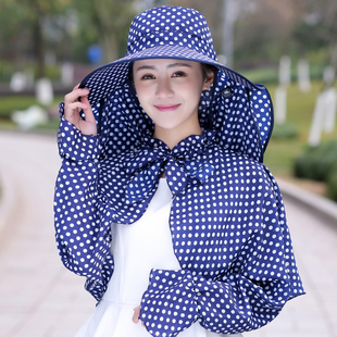 遮脸遮阳帽子女防晒夏季户外大沿防紫外线太阳帽折叠出游百搭骑车