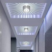 创意过道走廊灯客厅天花造型灯铝材LED光效灯KTV装饰灯嵌入式筒灯