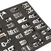 多功能缝纫机压脚32款套装缝纫机配件家用多功能电动缝纫机专用