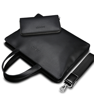 商务男包手提包单肩包多功能电脑包，斜跨包简约挎包，背包横款公文包