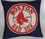 外贸球队波士顿红袜球迷抱枕Boston Red Sox pillowcase