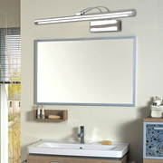 北欧LED镜前灯卫生间浴室镜灯洗手间厕所不锈钢简约镜柜灯现代