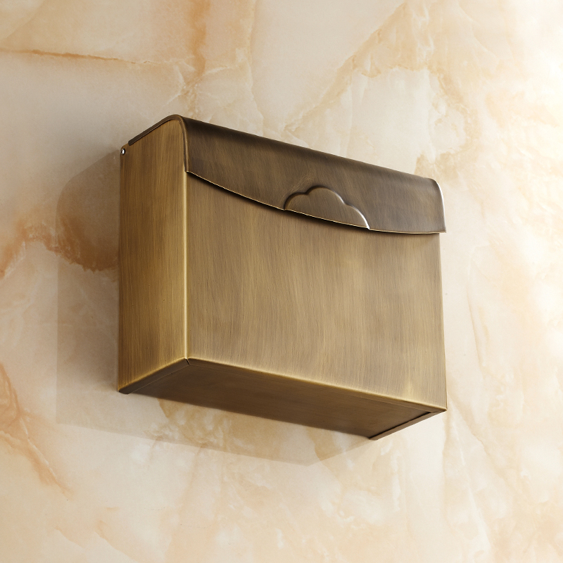 高檔歐式全銅仿古紙巾盒壁挂式打孔實用卷紙架創意複古浴室廁紙架在類目 家裝主材, 衛浴用品, 衛浴五金/掛件, 捲紙器/紙巾架中 - 來自Buy2taobao.com提供專業的淘寶代購服務