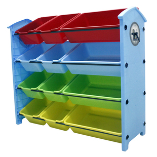 宝宝儿童玩具收纳架箱塑料多层大容量幼儿园整理储物柜子置物架子
