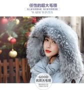 冬季韩版军工装女装学生中长款棉，衣女大码加厚毛领修身棉服外套潮