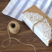 DIY手工麻绳线1.5mm三股牛皮纸盒包装复古装饰礼盒吊牌编织打包绳