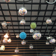 亚克力球透明商场吊顶装饰开业装饰布置吊顶装饰圣诞装饰球塑料球