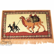 新疆少数民族特色手工艺术挂毯客厅壁毯壁挂壁画经典装饰挂毯