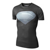 超人紧身衣男压缩衣运动弹力短袖塑身训练跑步健身速干衣T恤