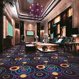 KTV酒店宾馆地毯 会议室台球厅满铺家庭影院地毯办公室印花3d地毯