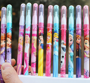 芭比公主迪士尼下蛋笔免削铅笔导弹子弹头铅笔可换笔芯学生文具