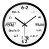 摩门创意客厅教室公式挂钟挂表简约个性概念黑白算数超静音时钟表