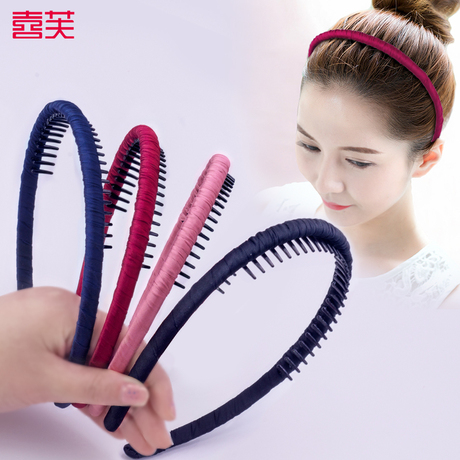 带齿梳发头箍