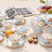 咖啡杯套装欧式茶具15头咖啡具套装骨瓷英式下午茶，红茶具套装陶瓷