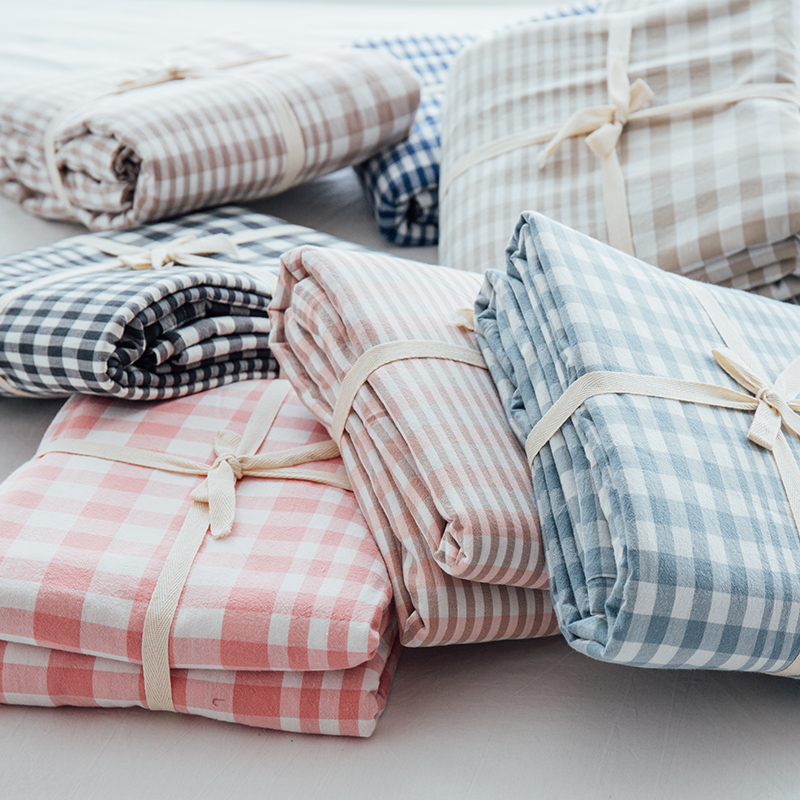 Japanese Simplicity Quilt cover pure cotton Double quilt cover 2 MiG adult summer Washed cotton singleton Cotton Like a breath of fresh airin the Bedclothes , Quilt category - from Buy2taobao.com to provide professional Taobao agent buy service
