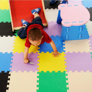 明德环保泡沫拼接地垫数字，字母彩色拼图地板垫宝宝益智儿童爬行垫